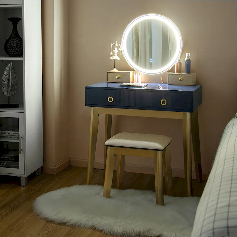 Toeletta Trucco Vanity Touch Screen 3 Modalità di Illuminazione