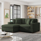 Divano sezionale modulare moderno oversize con cuscini