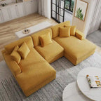 Divano sezionale modulare moderno oversize con cuscini