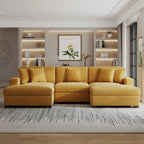 Divano sezionale modulare moderno oversize con cuscini
