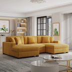 Divano sezionale modulare moderno oversize con cuscini