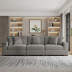 Divano sezionale modulare moderno oversize con cuscini