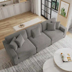 Divano sezionale modulare moderno oversize con cuscini