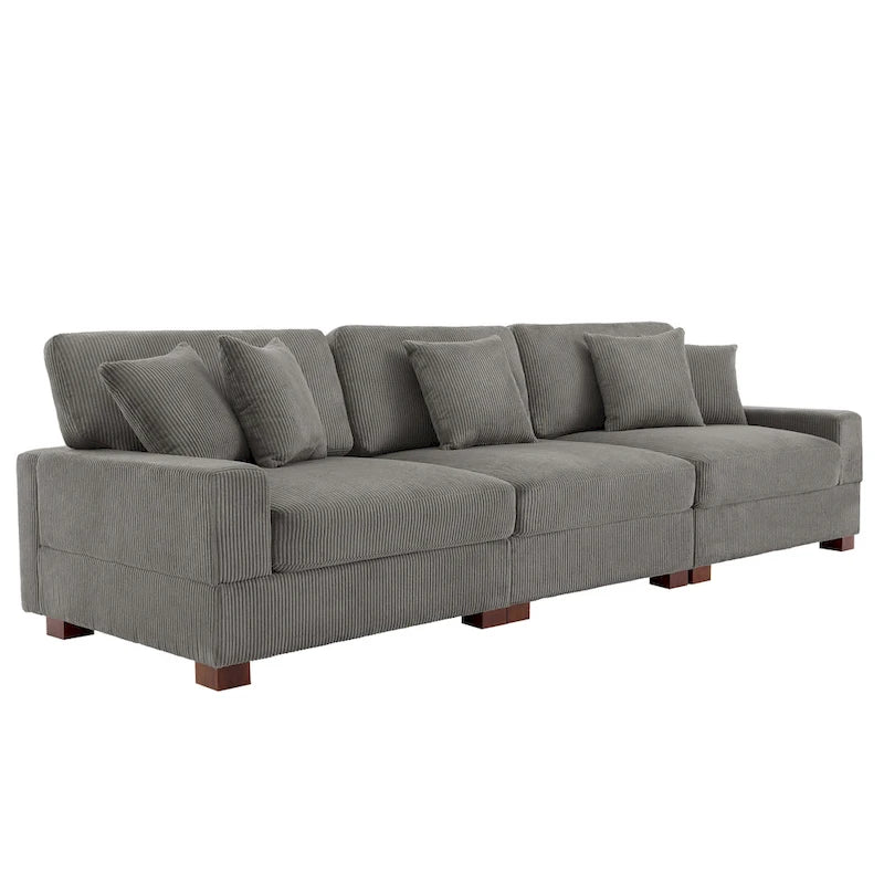 Divano sezionale modulare moderno oversize con cuscini