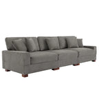 Divano sezionale modulare moderno oversize con cuscini