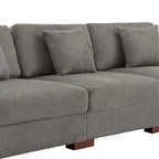 Divano sezionale modulare moderno oversize con cuscini