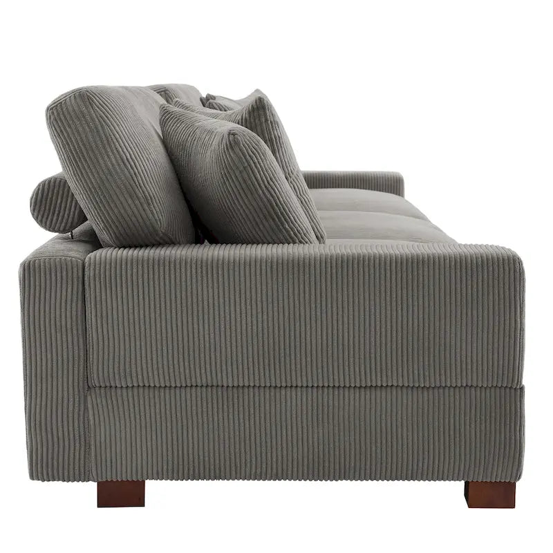 Divano sezionale modulare moderno oversize con cuscini