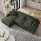 Divano sezionale modulare moderno oversize con cuscini