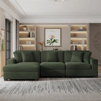 Divano sezionale modulare moderno oversize con cuscini