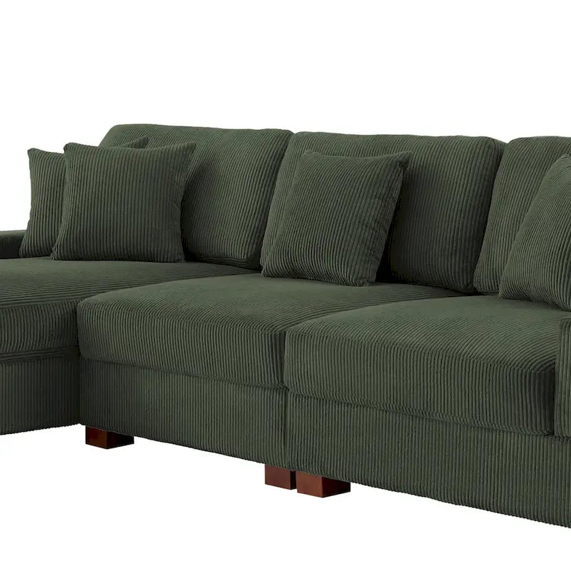 Divano sezionale modulare moderno oversize con cuscini