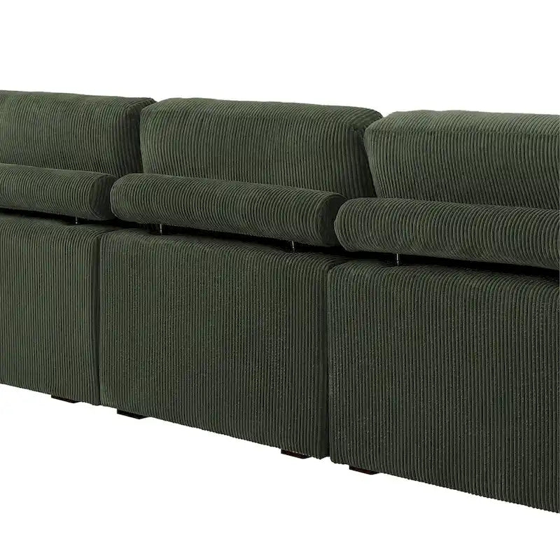 Divano sezionale modulare moderno oversize con cuscini