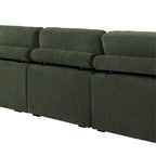 Divano sezionale modulare moderno oversize con cuscini