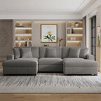 Divano sezionale modulare moderno oversize con cuscini