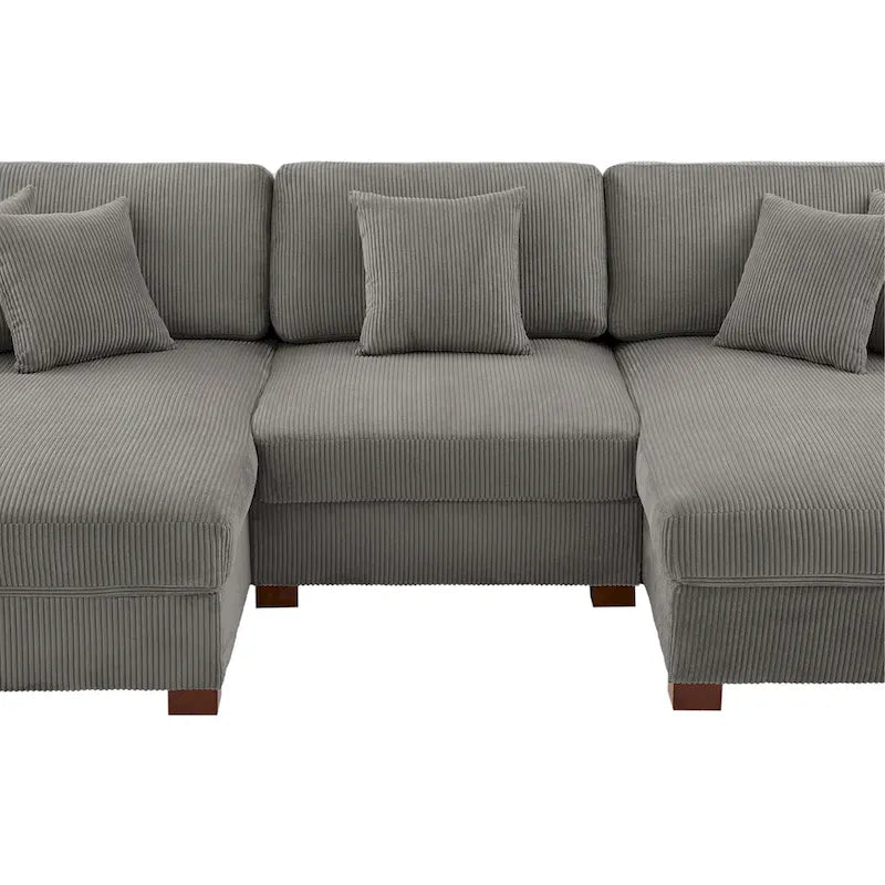 Divano sezionale modulare moderno oversize con cuscini