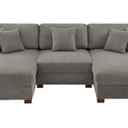 Divano sezionale modulare moderno oversize con cuscini