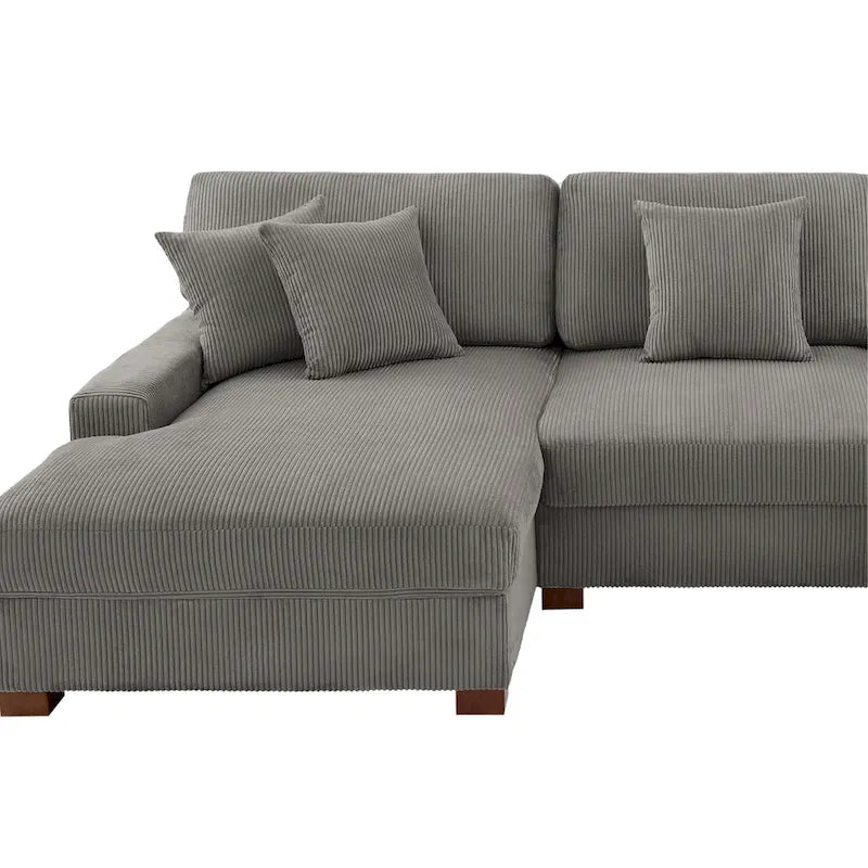 Divano sezionale modulare moderno oversize con cuscini