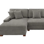 Divano sezionale modulare moderno oversize con cuscini