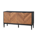 Mobile TV Senin Modern Herringbone con Ripiani Regolabili - 55 pollici