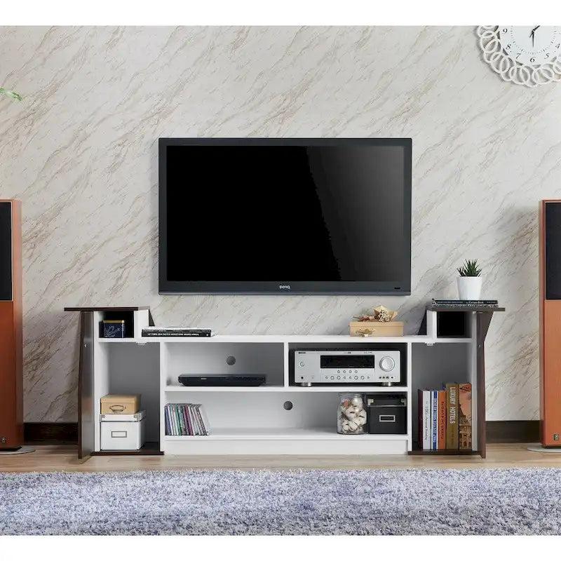 Consolle TV Tai Contemporary con 3 ripiani aperti da 71 pollici