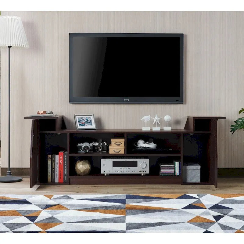 Consolle TV Tai Contemporary con 3 ripiani aperti da 71 pollici