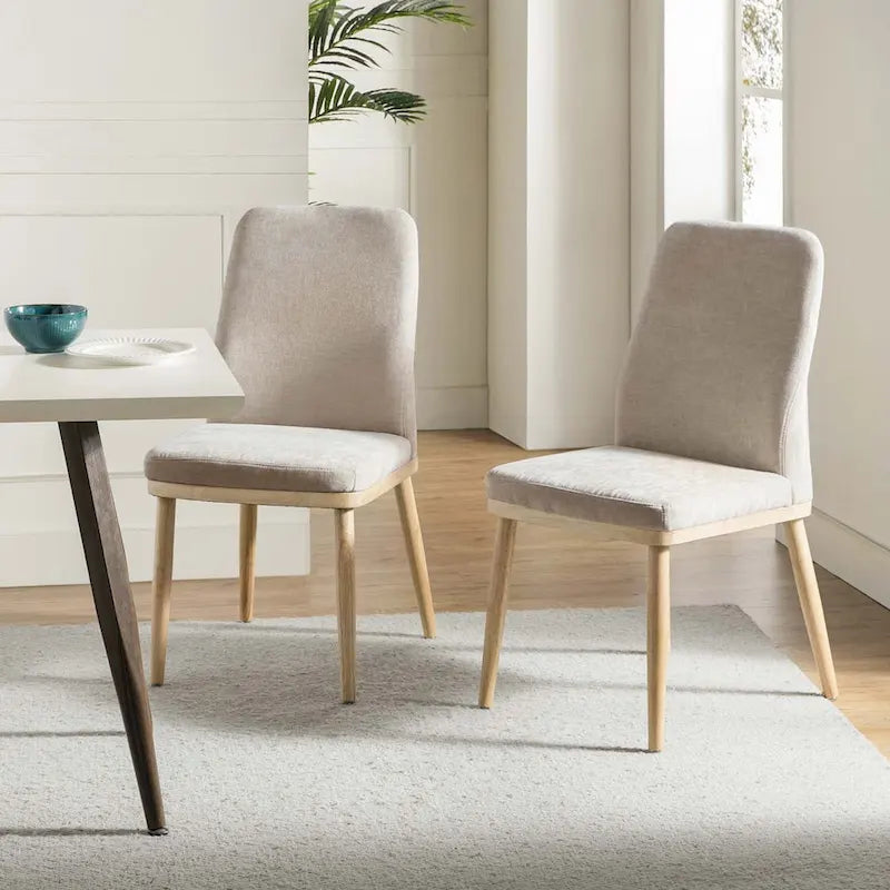Sedia da Pranzo Imbottita Emilia in Stile Moderno di Metà Secolo