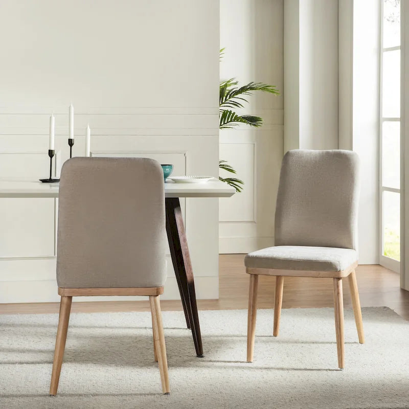 Sedia da Pranzo Imbottita Emilia in Stile Moderno di Metà Secolo