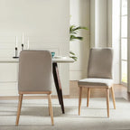 Sedia da Pranzo Imbottita Emilia in Stile Moderno di Metà Secolo