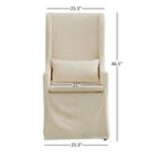 Sedia da pranzo Potomac Wingback