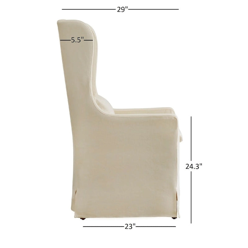 Sedia da pranzo Potomac Wingback