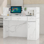 Banco di ricevimento 47.2L con cassetti con serratura
