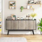 Credenza da 55 pollici, mobile da cucina, credenza da bar con contenitore e ante per sala da pranzo, soggiorno, ingresso