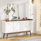 Credenza da 55 pollici, mobile da cucina, credenza da bar con contenitore e ante per sala da pranzo, soggiorno, ingresso