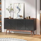 Credenza da 55 pollici, mobile da cucina, credenza da bar con contenitore e ante per sala da pranzo, soggiorno, ingresso