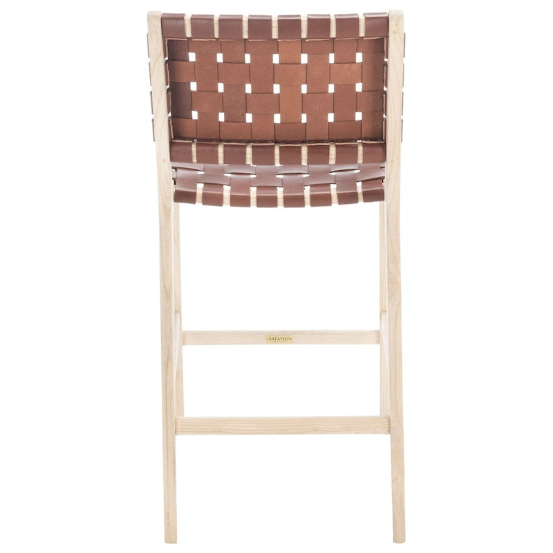 Sgabello da banco in vimini Nileema 27 pollici - 19,7 x 20,1 x 40,7