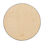 Panca Contenitore a 2 Cassetti Rivestita in Tessuto di Lino con Seduta Capitonnè e Maniglie ad Anello - Beige
