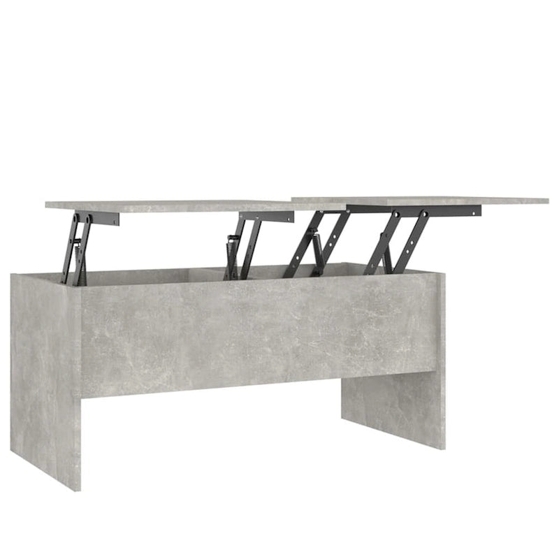 Tavolino da salotto con piano sollevabile, tavolino laterale d'appoggio, in legno ingegnerizzato - 40.2 x 19.9 x 18.3