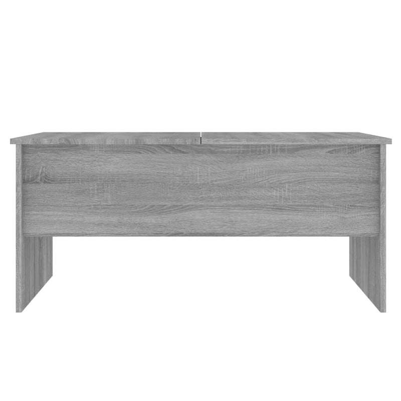 Tavolino da salotto con piano sollevabile, tavolino laterale d'appoggio, in legno ingegnerizzato - 40.2 x 19.9 x 18.3