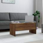 Tavolino da salotto con piano sollevabile, tavolino laterale d'appoggio, in legno ingegnerizzato - 40.2 x 19.9 x 18.3