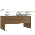 Tavolino da salotto con piano sollevabile, tavolino laterale d'appoggio, in legno ingegnerizzato - 40.2 x 19.9 x 18.3