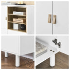Credenza moderna, Mobile contenitore in legno con anta