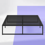 Struttura letto a piattaforma in metallo da 14 pollici Full Size, senza necessità di rete a molle