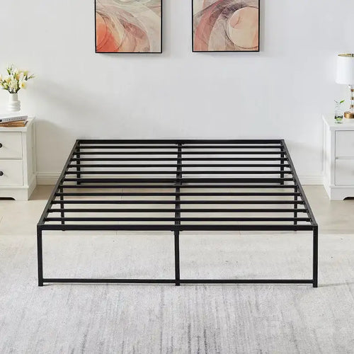 Struttura letto a piattaforma in metallo da 14 pollici Full Size, senza necessità di rete a molle