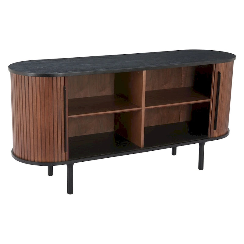 Koriana Credenza Nera e Noce
