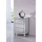Comò Contempo Clear Mirror a 3 cassetti