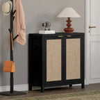 Madia in Rattan con 2 Ante - N/D