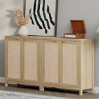 Madia in Rattan con 2 Ante - N/D