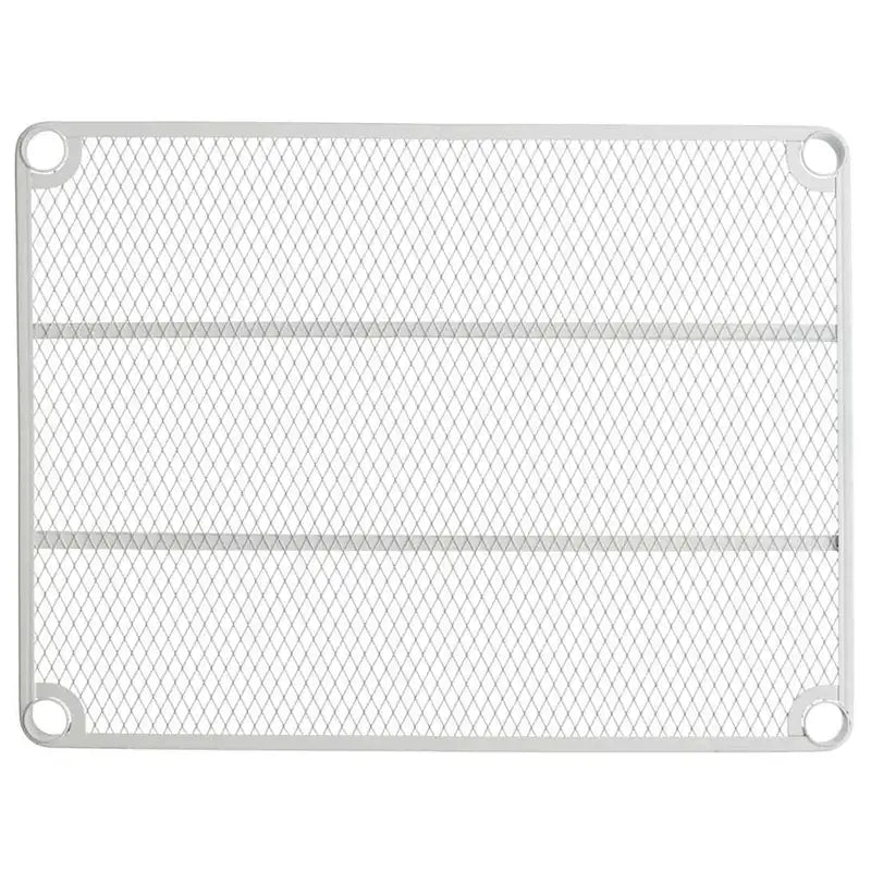 Scaffale a 3 Ripiani in Metallo per Conservazione, Dimensioni Standard, Bianco - 12