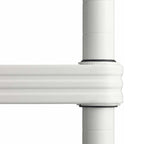 Scaffale a 3 Ripiani in Metallo per Conservazione, Dimensioni Standard, Bianco - 12