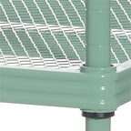Scaffale a 3 Ripiani in Metallo per Conservazione, Dimensioni Standard, Bianco - 12